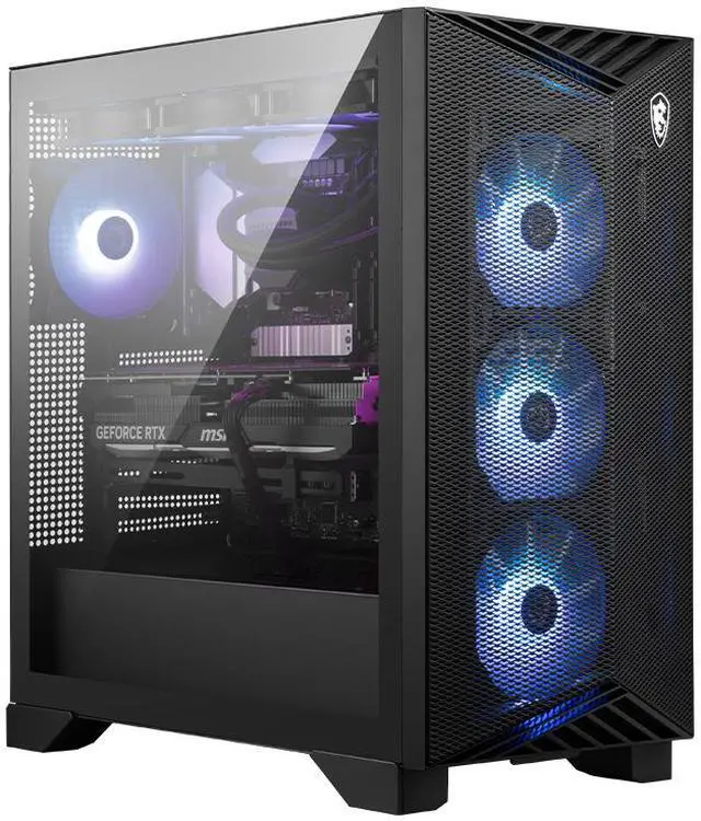 Alt view image 3 of 7 - MSI Aegis RS2 AI Gaming Desktop Intel Core Ultra 7 265K NVIDIA GeForce RTX 4070 SUPER 32GB RAM 2TB PCIe SSD Windows 11 Pro (C2NUE7-1075US)