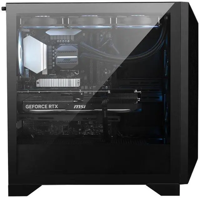 Alt view image 6 of 7 - MSI Aegis RS2 AI Gaming Desktop Intel Core Ultra 7 265K NVIDIA GeForce RTX 4070 SUPER 32GB RAM 2TB PCIe SSD Windows 11 Pro (C2NUE7-1075US)