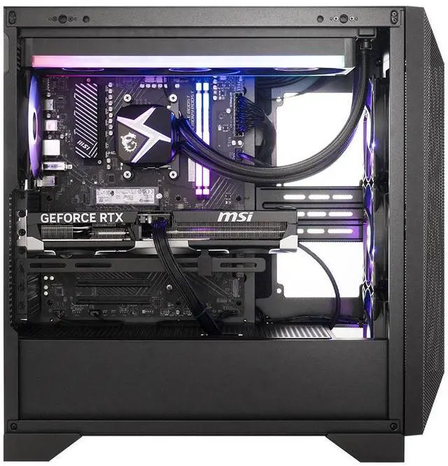 Alt view image 2 of 4 - MSI Gaming Desktop PC Aegis ZS2 C9NVV-1279US AMD Ryzen 7 9700X 32GB DDR5 2TB NVMe SSD GeForce RTX 5080 Windows 11 Pro