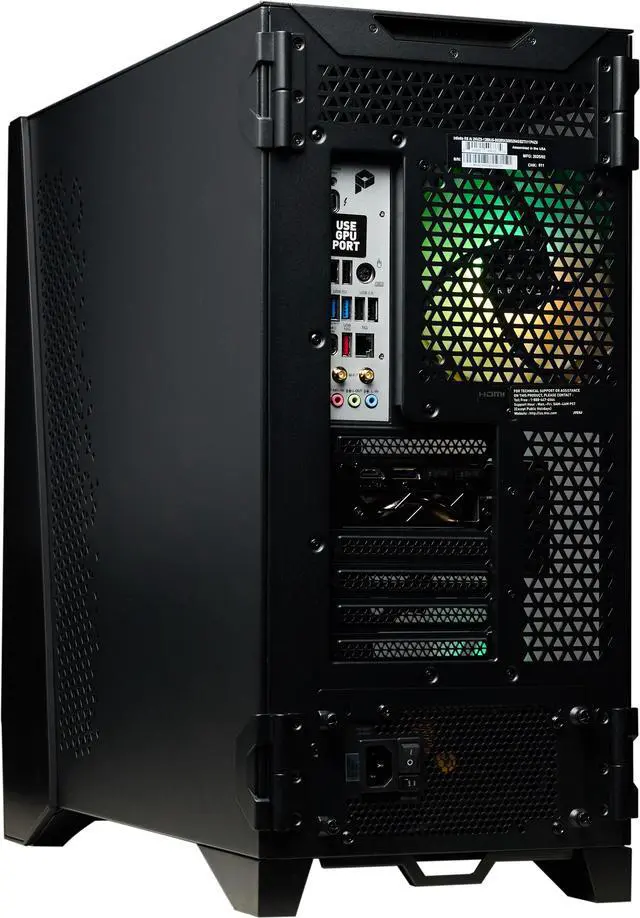 Alt view image 8 of 11 - MSI Gaming Desktop PC Infinite ZS 9NVR-1482US AMD Ryzen 9 9900X3D 32GB DDR5 2TB NVMe SSD GeForce RTX 5070 Ti Windows 11 Pro