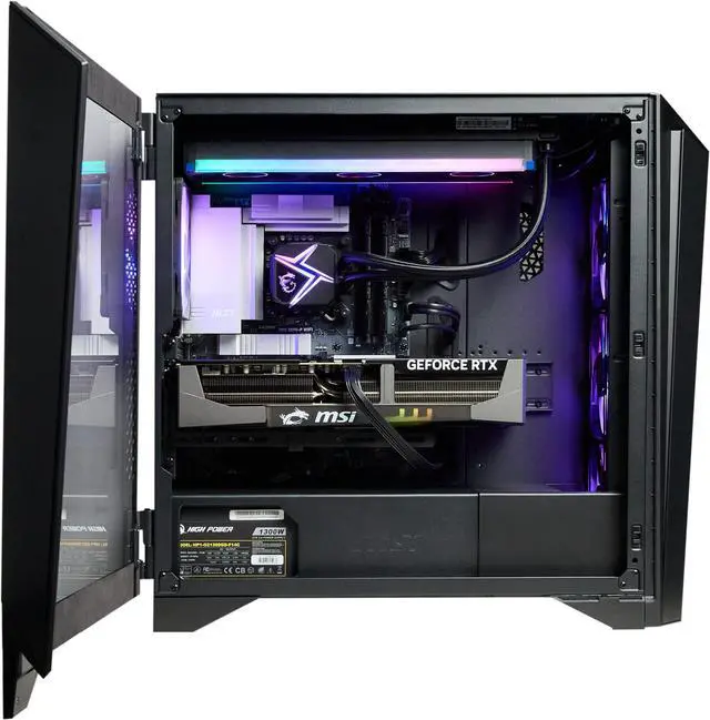 Alt view image 10 of 11 - MSI Gaming Desktop PC Infinite ZS 9NVR-1482US AMD Ryzen 9 9900X3D 32GB DDR5 2TB NVMe SSD GeForce RTX 5070 Ti Windows 11 Pro