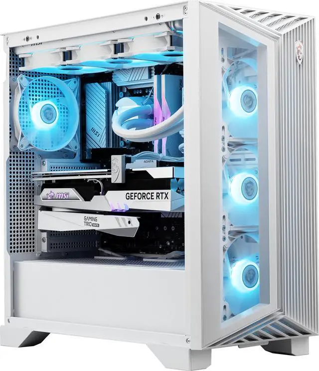 Alt view image 3 of 20 - MSI Gaming Desktop PC Aegis RS2 AI A2NVP7-1480US Intel Core Ultra 7 265K 32GB DDR5 2TB NVMe SSD GeForce RTX 5070 Windows 11 Home