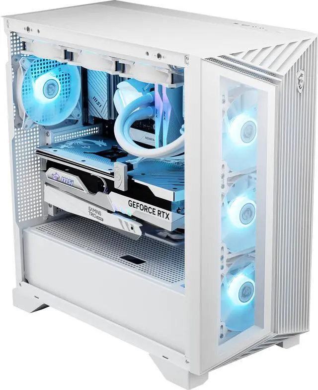 Alt view image 9 of 20 - MSI Gaming Desktop PC Aegis RS2 AI A2NVP7-1480US Intel Core Ultra 7 265K 32GB DDR5 2TB NVMe SSD GeForce RTX 5070 Windows 11 Home