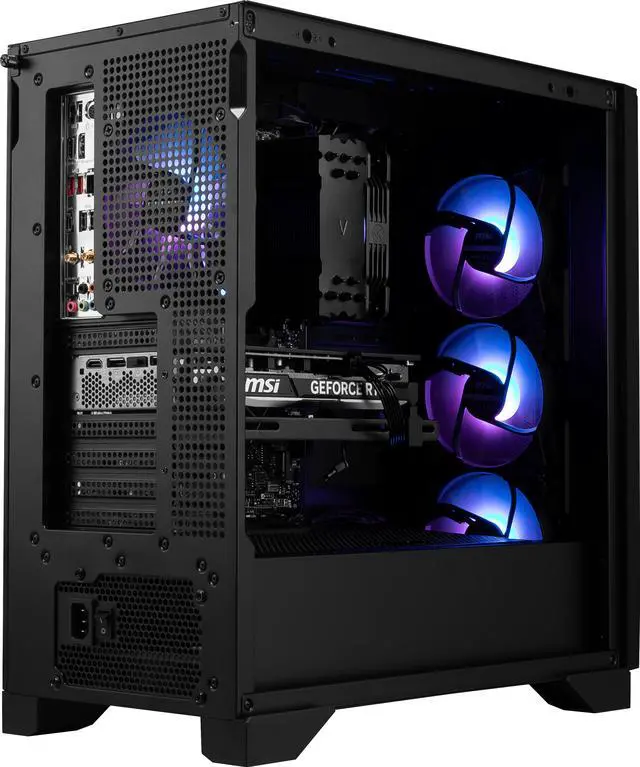 Alt view image 4 of 11 - MSI Gaming Desktop PC Aegis Z2 A8NVR-1611US AMD Ryzen 7 8700F 32GB DDR5 2TB NVMe SSD GeForce RTX 5070 Ti Windows 11 Home
