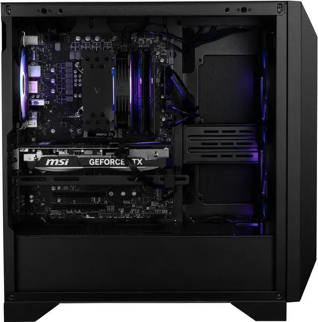 Alt view image 10 of 11 - MSI Gaming Desktop PC Aegis Z2 A8NVR-1611US AMD Ryzen 7 8700F 32GB DDR5 2TB NVMe SSD GeForce RTX 5070 Ti Windows 11 Home