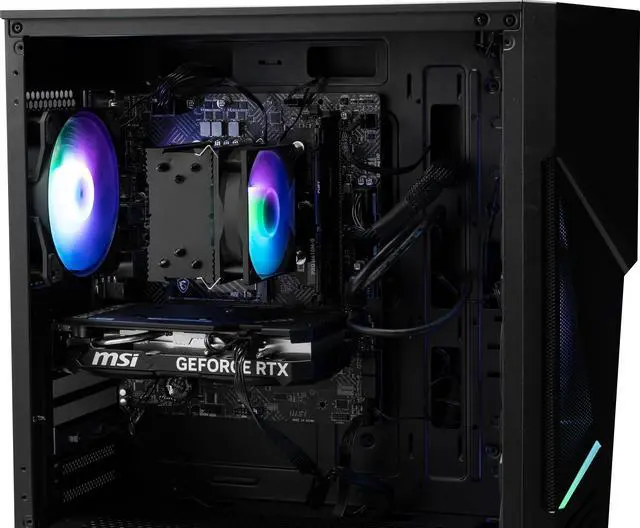 Alt view image 5 of 19 - MSI Gaming Desktop PC Codex Z2 D8NVL-488US AMD Ryzen 5 8400F 16GB DDR5 1TB NVMe SSD GeForce RTX 5060 Windows 11 Home