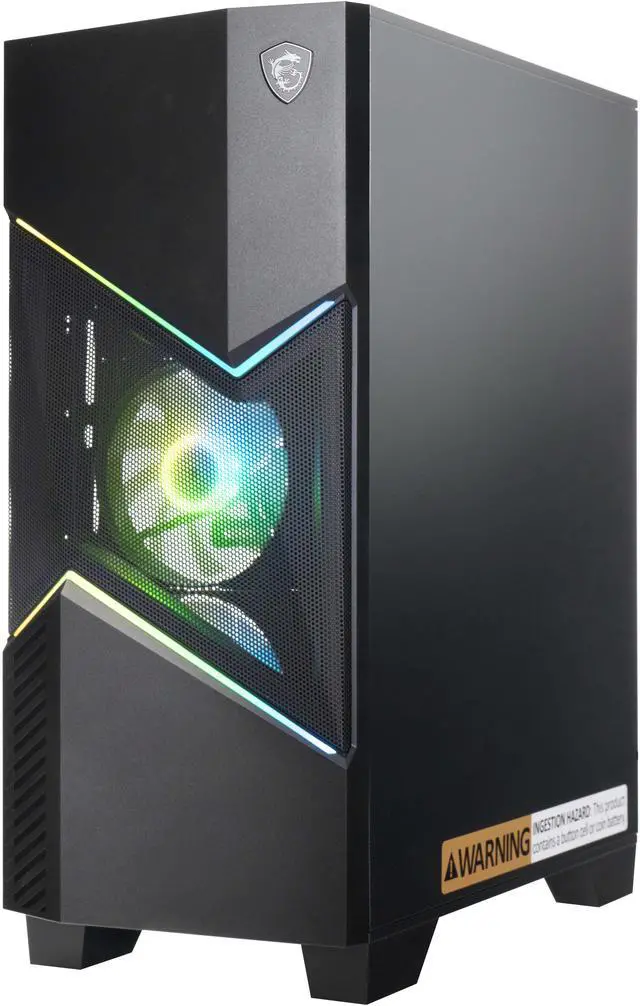 Alt view image 14 of 19 - MSI Gaming Desktop PC Codex Z2 D8NVL-488US AMD Ryzen 5 8400F 16GB DDR5 1TB NVMe SSD GeForce RTX 5060 Windows 11 Home