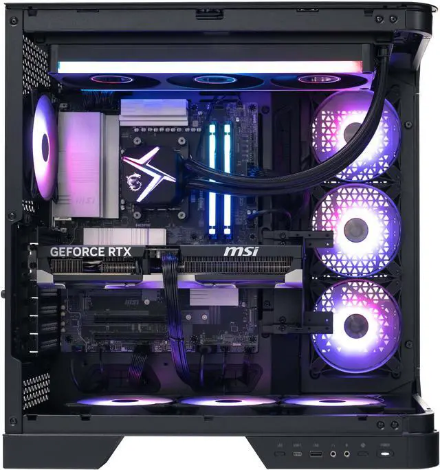 Alt view image 3 of 6 - MSI Gaming Desktop PC Vision R AI 2NVP7-1612US Intel Core Ultra 7 265 32GB DDR5 2TB NVMe SSD GeForce RTX 5070 Windows 11 Home