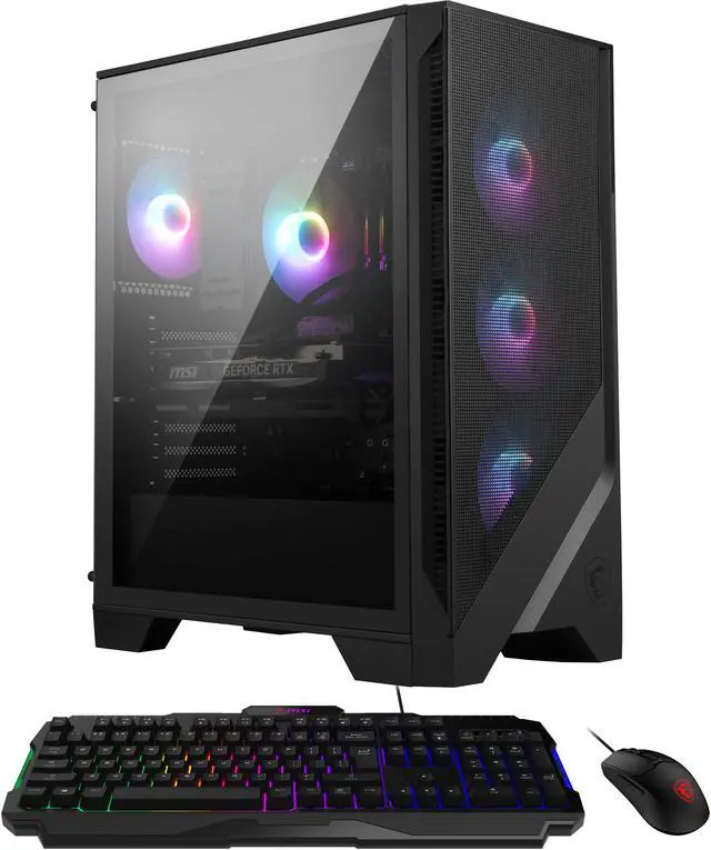 Alt view image 11 of 12 - MSI Codex R2 AI Gaming Desktop PC, Intel Core Ultra 7 265F, NVIDIA GeForce RTX 5060, 16GB DDR5 6000, 1TB NVMe SSD, Windows 11 Home (Codex R2 AI A2NVL7-478CA)