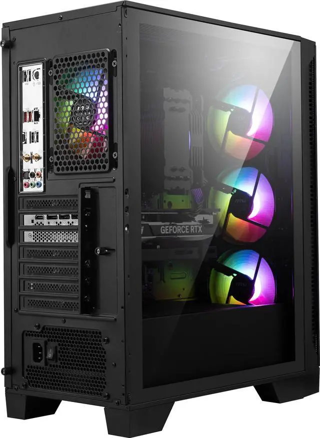 Alt view image 7 of 12 - MSI Codex R2 AI Gaming Desktop PC, Intel Core Ultra 7 265F, NVIDIA GeForce RTX 5060, 16GB DDR5 6000, 1TB NVMe SSD, Windows 11 Home (Codex R2 AI A2NVL7-478CA)