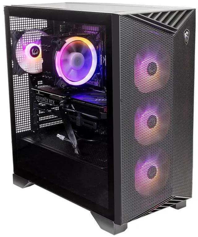 Main image of MSI AEGIS Z2 Gaming Desktop AMD Ryzen 7 8700F 4.10 GHz NVIDIA GeForce RTX 4070 32GB RAM 1TB NVMe SSD Windows 11 Pro C8NUE-1059US