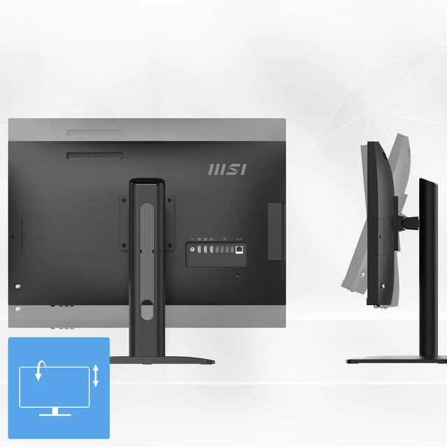 Alt view image 6 of 11 - MSI All-in-One PC Modern AM273QP AI 1UM-067US Intel Core Ultra 7 155H 16GB DDR5 1TB NVMe SSD 27" Windows 11 Home 64-bit
