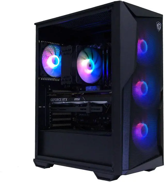 Alt view image 2 of 8 - MSI Codex R2 AI Gaming PC, Intel Core Ultra 7 265, NVIDIA GeForce RTX 5060 Ti 16GB, 32GB DDR5 6000, 2TB NVMe SSD, Windows 11 Home, Includes Gaming Mouse & Keyboard (Codex R2 AI B2NVN7-450US)