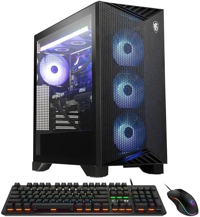 Main image of MSI Gaming Desktop PC AEGIS ZS2 B9NVR-1433US AMD Ryzen 7 9700X 64GB DDR5 2TB NVMe SSD GeForce RTX 5070 Ti Windows 11 Home 64-bit