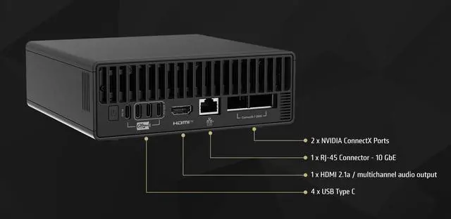 Alt view image 11 of 18 - MSI Personal AI Supercomputer EdgeXpert-11SUS 128GB LXDDR5x 4TB SSD with self-encryption SSD