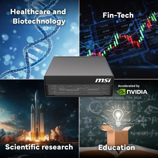Alt view image 9 of 18 - MSI Personal AI Supercomputer EdgeXpert-11SUS 128GB LXDDR5x 4TB SSD with self-encryption SSD