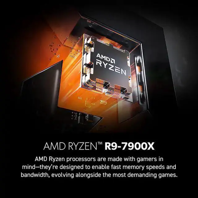 Alt view image 7 of 13 - MSI Gaming Desktop PC AEGIS ZS2 A7NVM-1487US AMD Ryzen 9 7900X 32GB DDR5 1TB SSD GeForce RTX 5060 Ti Windows 11 Home