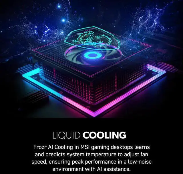 Alt view image 9 of 13 - MSI Gaming Desktop PC AEGIS ZS2 A7NVM-1487US AMD Ryzen 9 7900X 32GB DDR5 1TB SSD GeForce RTX 5060 Ti Windows 11 Home