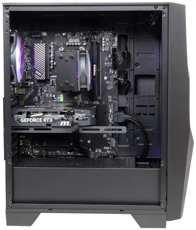 Alt view image 4 of 6 - MSI Gaming Desktop PC CODEX Z2 C8NVL-476US AMD Ryzen 7 8700F 16GB DDR5 2TB NVMe SSD GeForce RTX 5060 Windows 11 Home