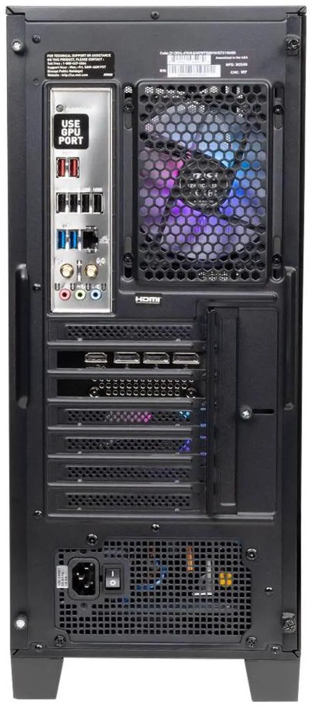 Alt view image 5 of 6 - MSI Gaming Desktop PC CODEX Z2 C8NVL-476US AMD Ryzen 7 8700F 16GB DDR5 2TB NVMe SSD GeForce RTX 5060 Windows 11 Home