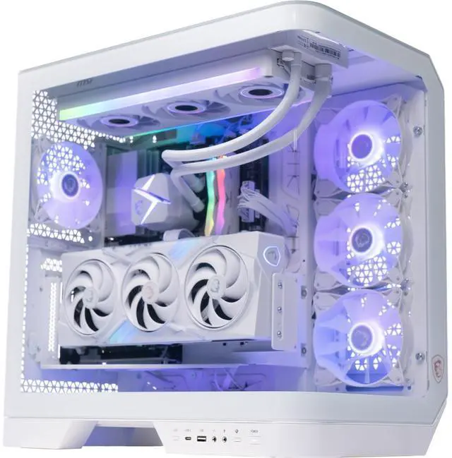 MSI Vision (Tower) Gaming Desktop White, AMD R9-9950X3D ,5080