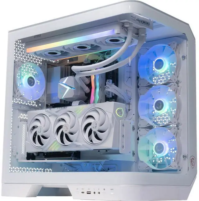 MSI Vision (Tower) Gaming Desktop White, AMD R9-9950X3D ,5080