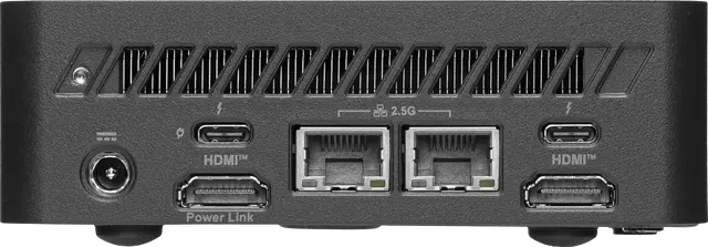 Alt view image 18 of 18 - MSI Cubi NUC AI+ 3MG-015US Mini PC , Intel Core Ultra 9-386H, 16GB Memory, 1TB NVMe SSD, WiFi 7, BT 5.4, Windows 11 Pro NGP, External Power Switch, Black, 3Y advanced replacement warranty