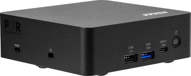 Alt view image 7 of 18 - MSI Cubi NUC AI+ 3MG-017US Mini PC , Intel Core Ultra 9-386H, 16GB Memory, 1TB NVMe SSD, WiFi 7, BT 5.4, Windows 11 NGP, External Power Switch, Black, 1Y