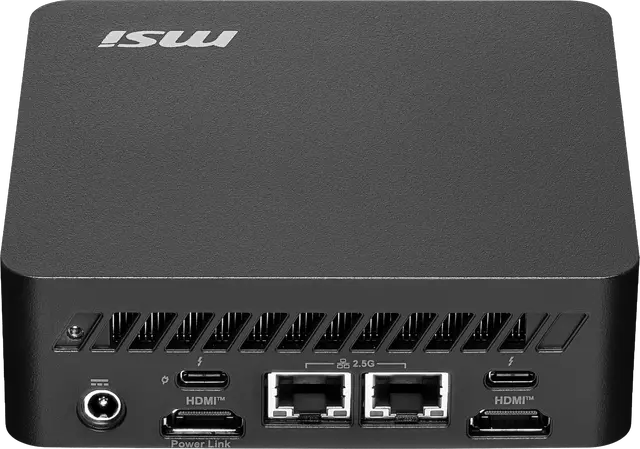 Alt view image 12 of 18 - MSI Cubi NUC AI+ 3MG-018US Mini PC , Intel Core Ultra 7-355, 16GB Memory, 1TB NVMe SSD, WiFi 7, BT 5.4, Windows 11 Pro NGP, External Power Switch, Black, 3Y advanced replacement warranty