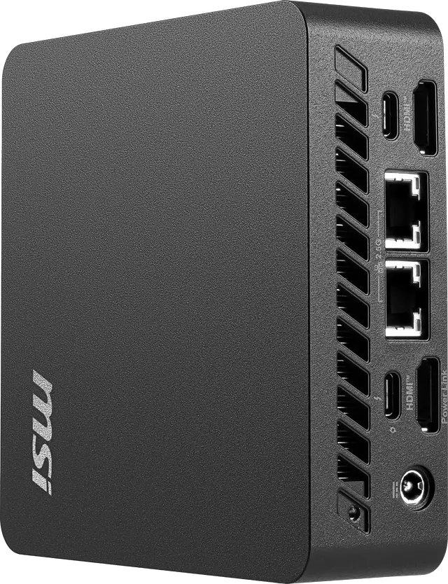 Alt view image 13 of 18 - MSI Cubi NUC AI+ 3MG-018US Mini PC , Intel Core Ultra 7-355, 16GB Memory, 1TB NVMe SSD, WiFi 7, BT 5.4, Windows 11 Pro NGP, External Power Switch, Black, 3Y advanced replacement warranty