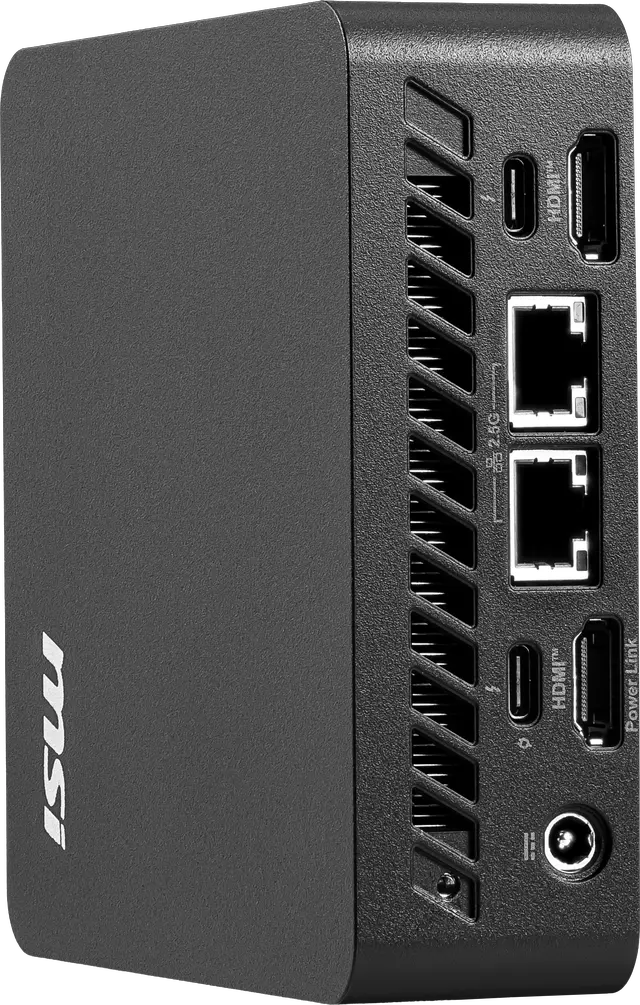 Alt view image 14 of 18 - MSI Cubi NUC AI+ 3MG-018US Mini PC , Intel Core Ultra 7-355, 16GB Memory, 1TB NVMe SSD, WiFi 7, BT 5.4, Windows 11 Pro NGP, External Power Switch, Black, 3Y advanced replacement warranty