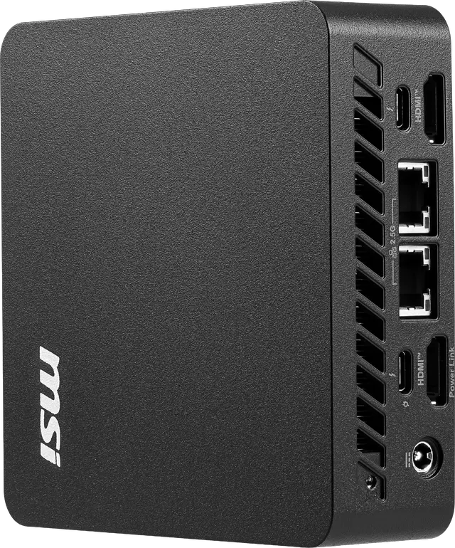 Alt view image 16 of 18 - MSI Cubi NUC AI+ 3MG-018US Mini PC , Intel Core Ultra 7-355, 16GB Memory, 1TB NVMe SSD, WiFi 7, BT 5.4, Windows 11 Pro NGP, External Power Switch, Black, 3Y advanced replacement warranty