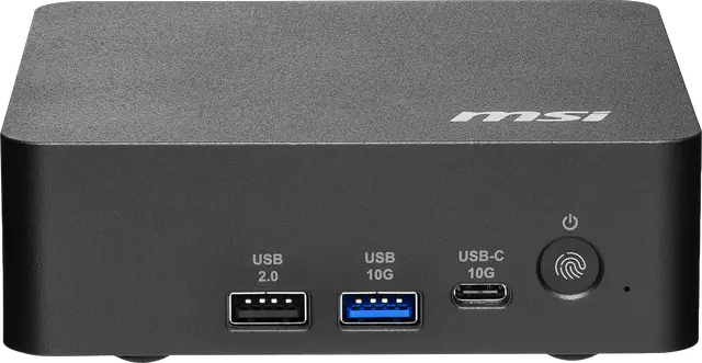 Main image of MSI Cubi NUC AI+ 3MG-023US Mini PC , Intel Core Ultra 5-322, 16GB Memory, 1TB NVMe SSD, WiFi 7, BT 5.4, Windows 11 NG, External Power Switch, Black, 1Y