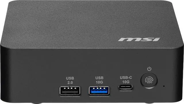 Alt view image 2 of 18 - MSI Cubi NUC AI+ 3MG-023US Mini PC , Intel Core Ultra 5-322, 16GB Memory, 1TB NVMe SSD, WiFi 7, BT 5.4, Windows 11 NG, External Power Switch, Black, 1Y