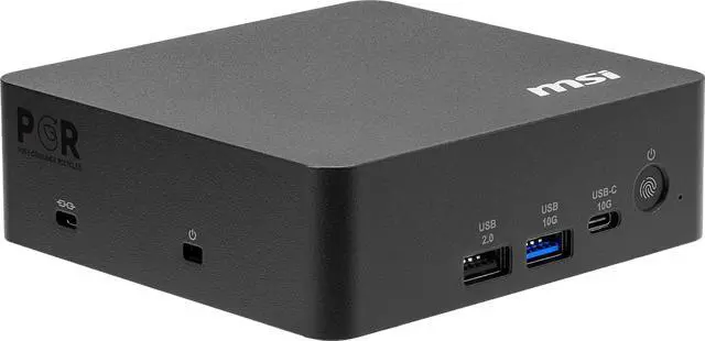 Alt view image 3 of 18 - MSI Cubi NUC AI+ 3MG-023US Mini PC , Intel Core Ultra 5-322, 16GB Memory, 1TB NVMe SSD, WiFi 7, BT 5.4, Windows 11 NG, External Power Switch, Black, 1Y