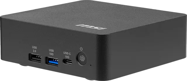 Alt view image 4 of 18 - MSI Cubi NUC AI+ 3MG-023US Mini PC , Intel Core Ultra 5-322, 16GB Memory, 1TB NVMe SSD, WiFi 7, BT 5.4, Windows 11 NG, External Power Switch, Black, 1Y