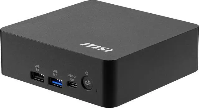 Alt view image 5 of 18 - MSI Cubi NUC AI+ 3MG-023US Mini PC , Intel Core Ultra 5-322, 16GB Memory, 1TB NVMe SSD, WiFi 7, BT 5.4, Windows 11 NG, External Power Switch, Black, 1Y
