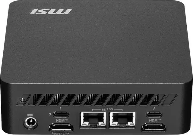 Alt view image 12 of 18 - MSI Cubi NUC AI+ 3MG-023US Mini PC , Intel Core Ultra 5-322, 16GB Memory, 1TB NVMe SSD, WiFi 7, BT 5.4, Windows 11 NG, External Power Switch, Black, 1Y