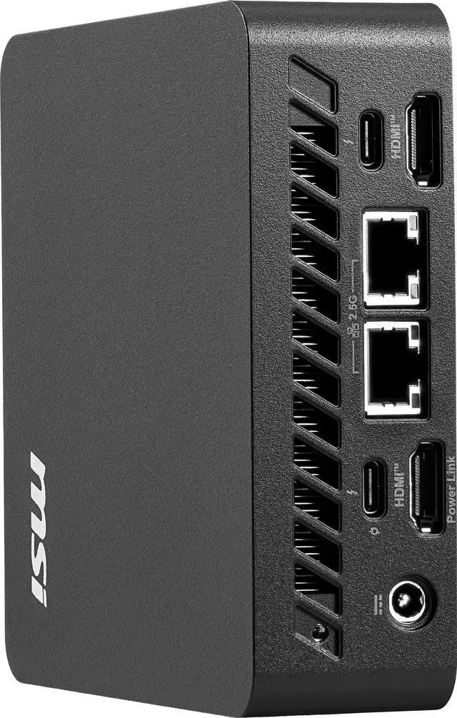 Alt view image 14 of 18 - MSI Cubi NUC AI+ 3MG-023US Mini PC , Intel Core Ultra 5-322, 16GB Memory, 1TB NVMe SSD, WiFi 7, BT 5.4, Windows 11 NG, External Power Switch, Black, 1Y