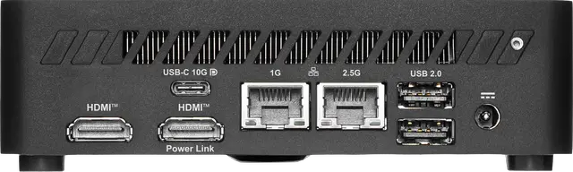 Alt view image 5 of 7 - MSI Desktop PC Cubi NUC TWG S-016US Intel N150 8GB DDR5 128GB SSD Intel Graphics Windows 11 Pro