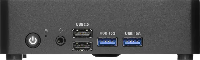 Alt view image 6 of 7 - MSI Desktop PC Cubi NUC TWG S-016US Intel N150 8GB DDR5 128GB SSD Intel Graphics Windows 11 Pro