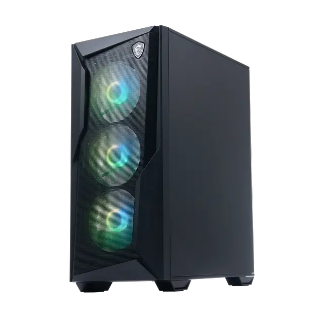 Alt view image 5 of 11 - MSI Codex R2 Gaming Desktop PC, Intel Core i5-14400F, GeForce RTX 5050 8GB GDDR7, 16GB DDR5, 1TB NVMe SSD, Wi-Fi 6E, Bluetooth 5.3, Windows 11 Home