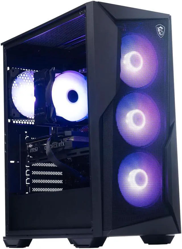 Alt view image 7 of 19 - MSI Codex Z2 Gaming Desktop featuring AMD Ryzen 5 8400F processor, GeForce RTX 5060 Ti 8GB graphics, 16GB DDR5 memory, 1TB NVMe SSD and Windows 11 Home Plus.