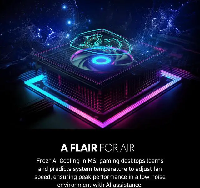 Alt view image 14 of 19 - MSI Codex Z2 Gaming Desktop featuring AMD Ryzen 5 8400F processor, GeForce RTX 5060 Ti 8GB graphics, 16GB DDR5 memory, 1TB NVMe SSD and Windows 11 Home Plus.