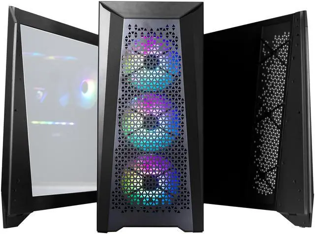 Alt view image 5 of 18 - MSI Infinite ZS Gaming Desktop Ryzen 9 9950X3D RTX 5090 32GB GDDR7 32GB DDR5 2TB NVMe SSD Wi-Fi 6E Windows 11 Home Advanced