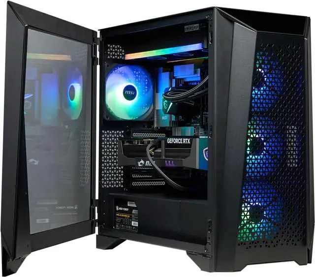 Alt view image 6 of 18 - MSI Infinite ZS Gaming Desktop Ryzen 9 9950X3D RTX 5090 32GB GDDR7 32GB DDR5 2TB NVMe SSD Wi-Fi 6E Windows 11 Home Advanced