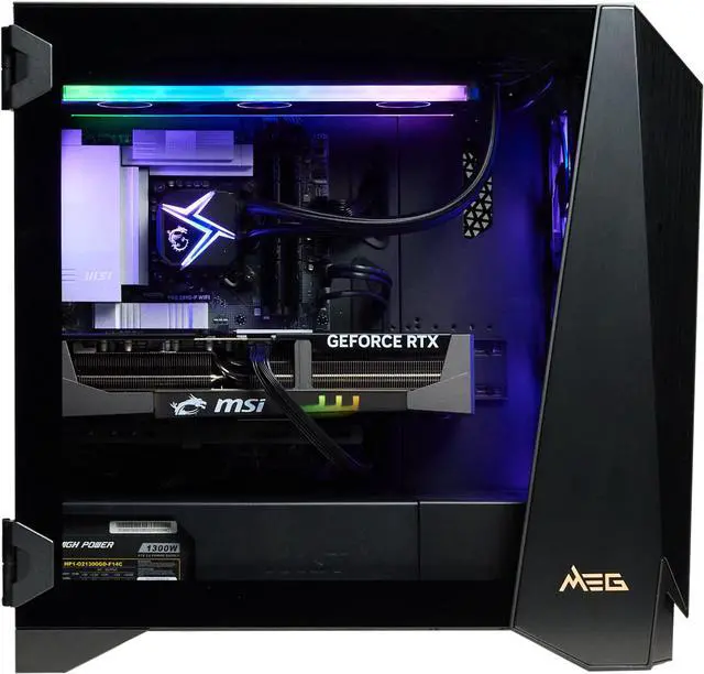 Alt view image 8 of 18 - MSI Infinite ZS Gaming Desktop Ryzen 9 9950X3D RTX 5090 32GB GDDR7 32GB DDR5 2TB NVMe SSD Wi-Fi 6E Windows 11 Home Advanced