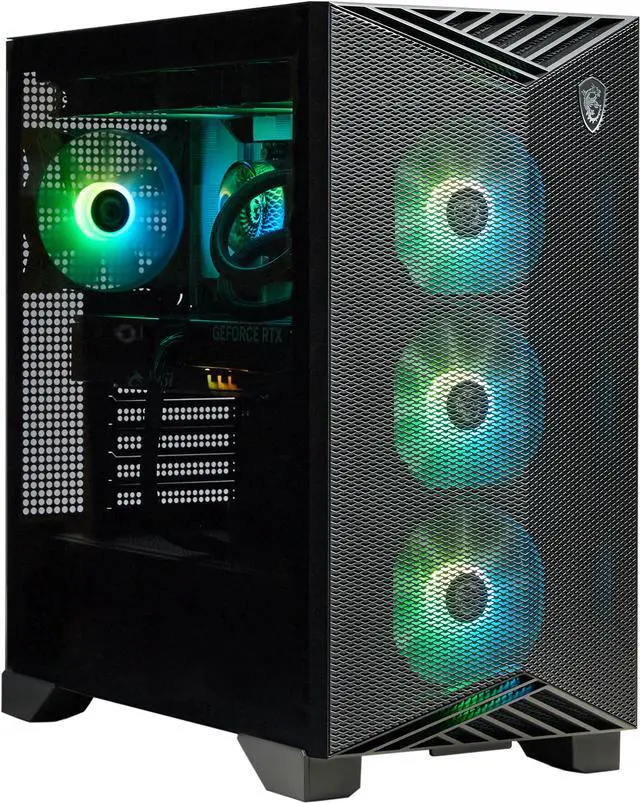 Alt view image 3 of 17 - MSI Aegis RS2 AI Gaming Desktop Core Ultra 7 270K RTX 5070 12GB GDDR7 16GB DDR5 1TB NVMe SSD Wi-Fi 6E Windows 11 Home Advanced