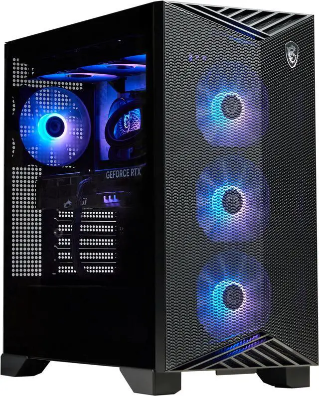 Alt view image 4 of 17 - MSI Aegis RS2 AI Gaming Desktop Core Ultra 7 270K RTX 5070 12GB GDDR7 16GB DDR5 1TB NVMe SSD Wi-Fi 6E Windows 11 Home Advanced