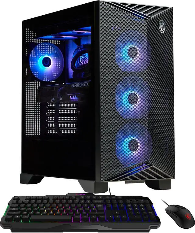 Alt view image 10 of 17 - MSI Aegis RS2 AI Gaming Desktop Core Ultra 7 270K RTX 5070 12GB GDDR7 16GB DDR5 1TB NVMe SSD Wi-Fi 6E Windows 11 Home Advanced